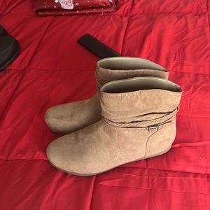 Light brown ankle boots brand new no box never worn